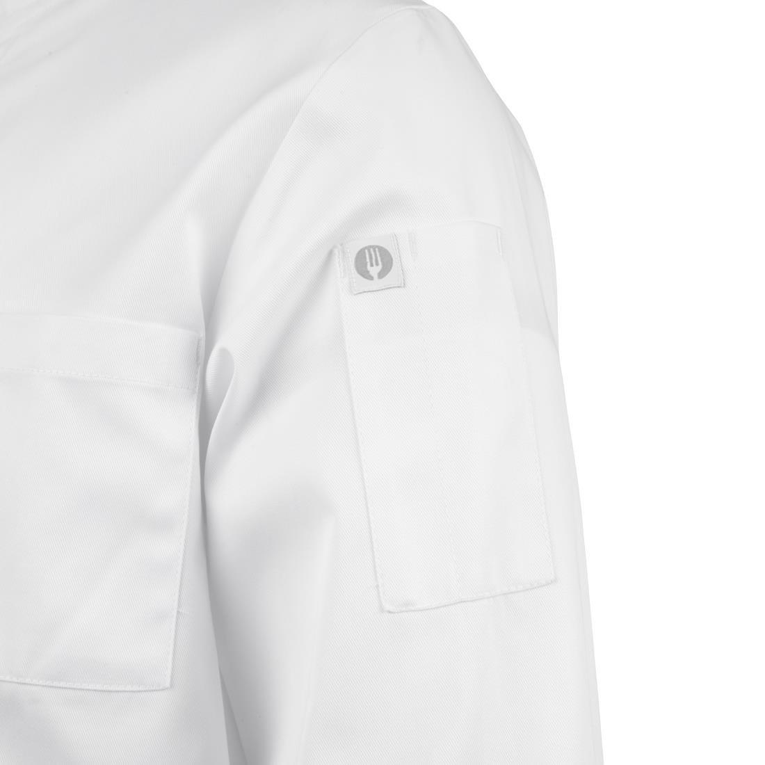 Veste de cuisine mixte Le Mans Chef Works blanche L - FRANCE CHR