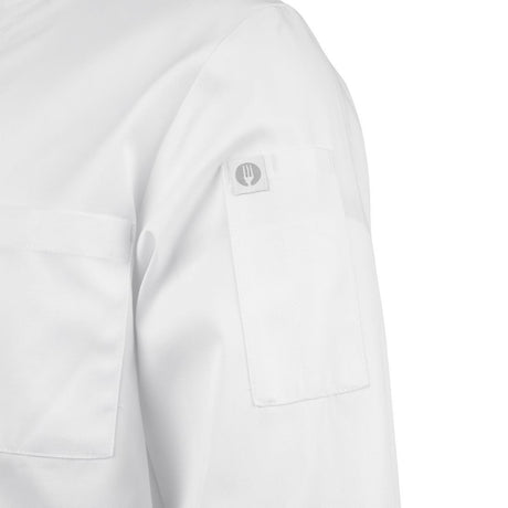 Veste de cuisine mixte Le Mans Chef Works blanche L - FRANCE CHR