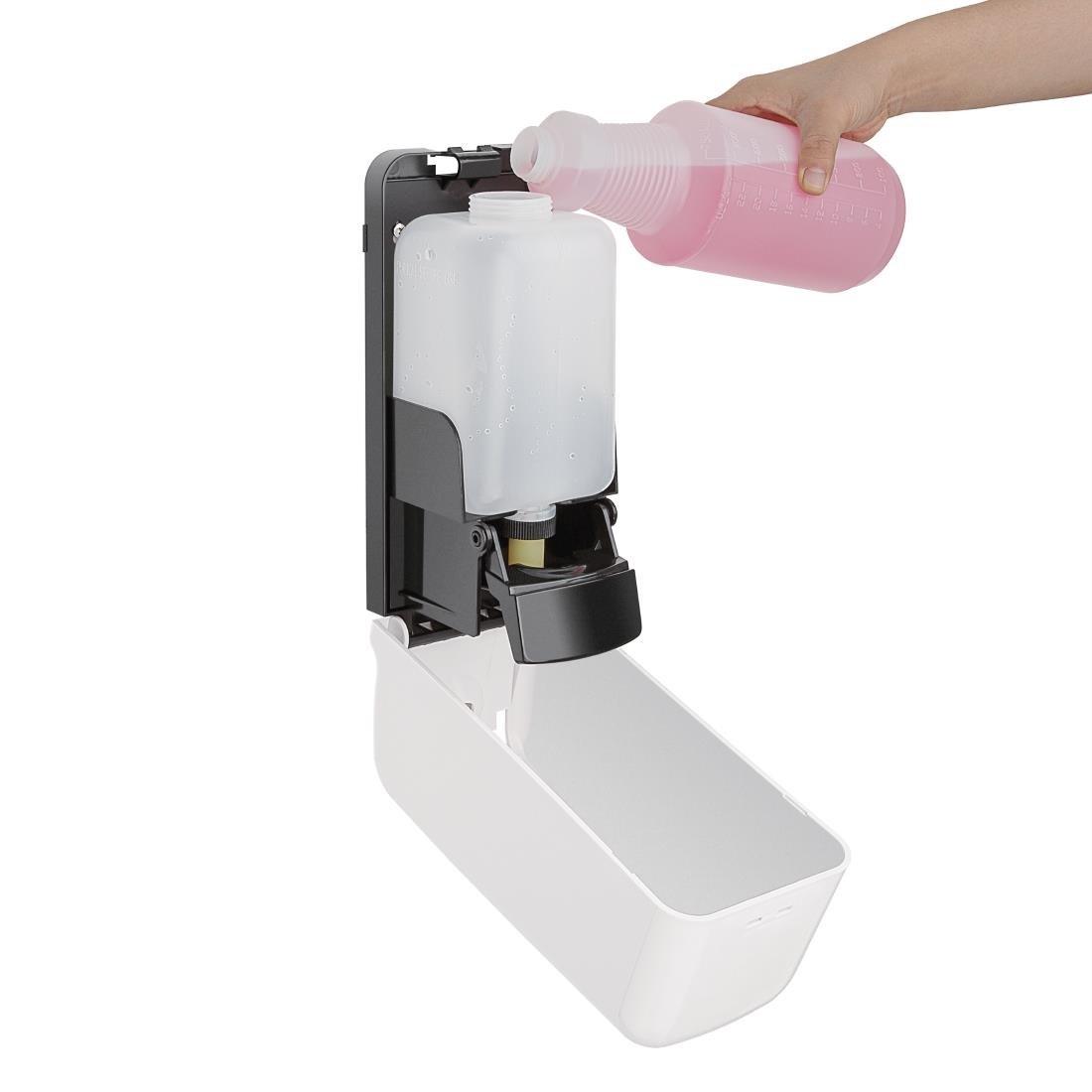 Distributeur de savon liquide et désinfectant pour les mains Jantex 1L - FRANCE CHR
