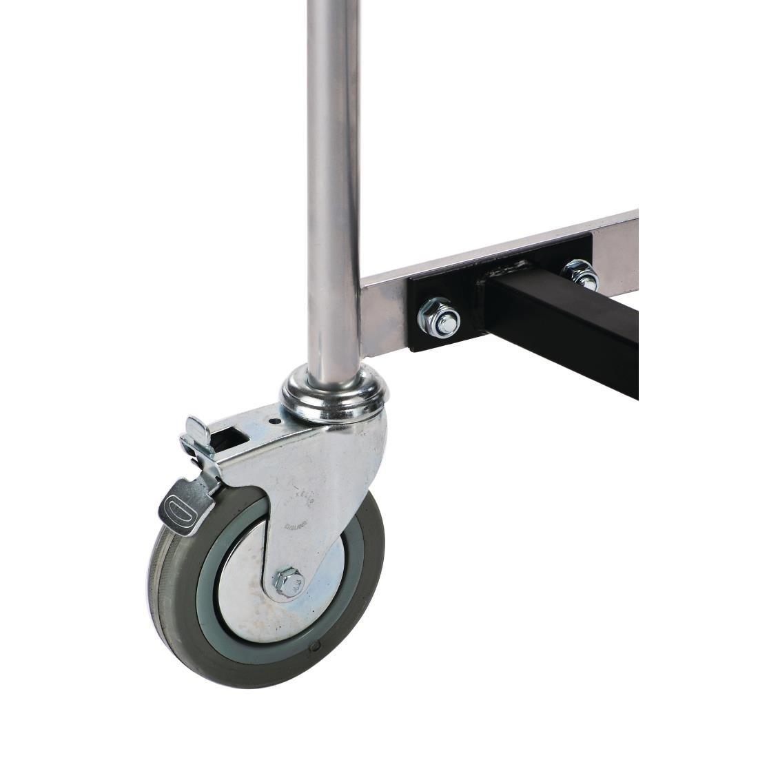 Portant à vêtements professionnel en Z - FRANCE CHR