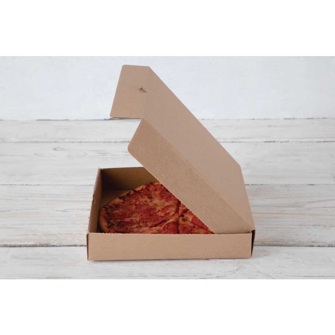 Cartons à pizza kraft Fiesta Compostable 23cm (Lot de 100) - FRANCE CHR
