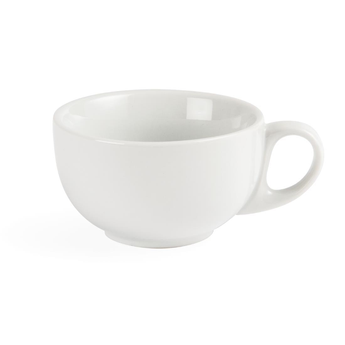 Tasses à cappuccino blanches 200ml Olympia (Lot de 12) - FRANCE CHR