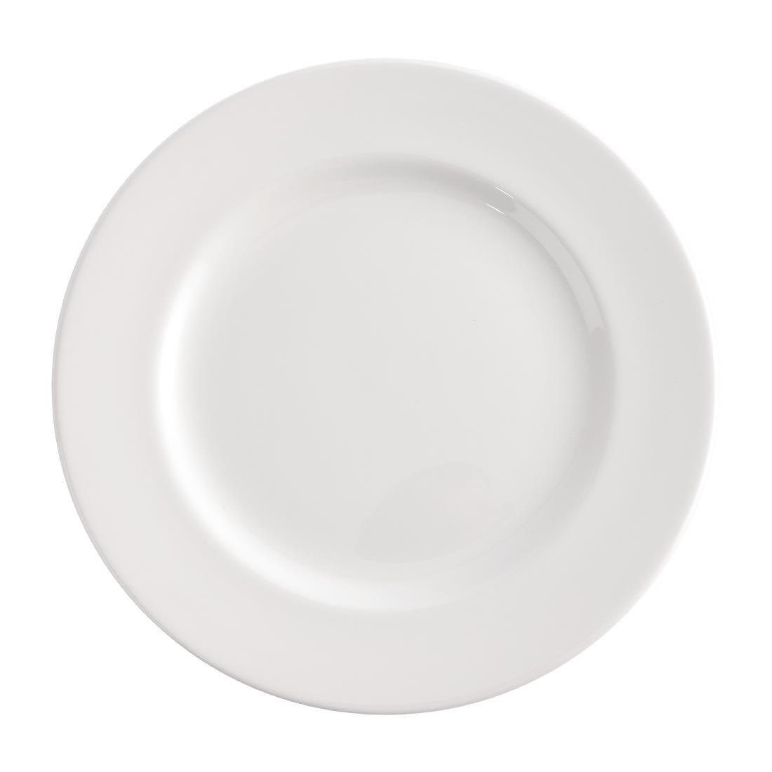 Assiettes classiques blanches 310mm Churchill (Lot de 12) - FRANCE CHR