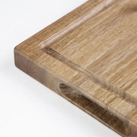 Petit planche à steak en bois d'acacia Olympia - FRANCE CHR