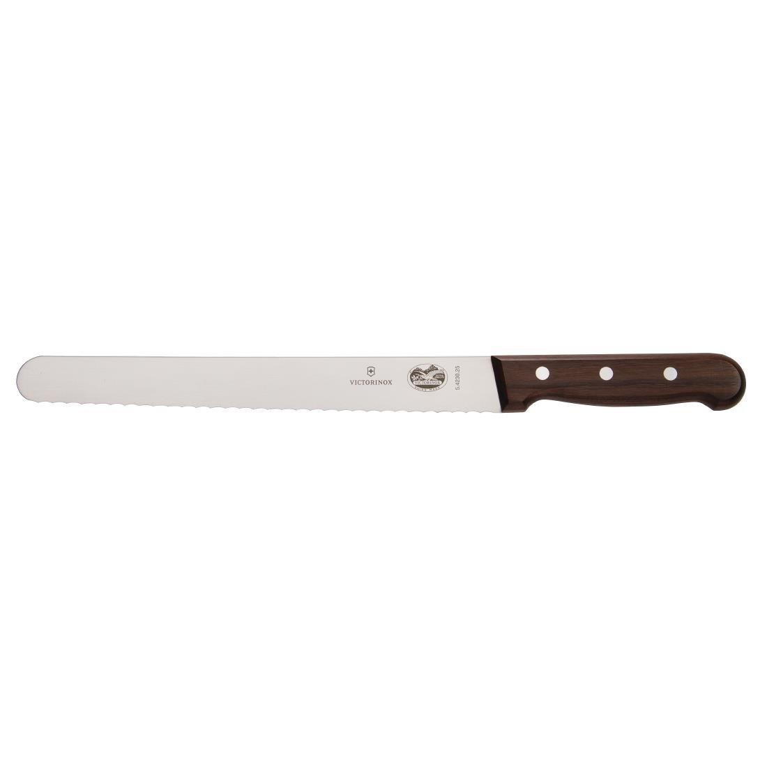Ensemble couteaux manche en bois de rose, couteau de cuisinier 250mm et étui Victorinox - FRANCE CHR