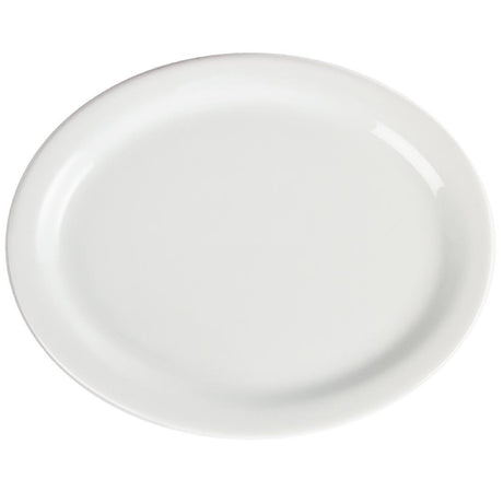 Assiettes ovales blanches Olympia 250mm (Lot de 6) - FRANCE CHR