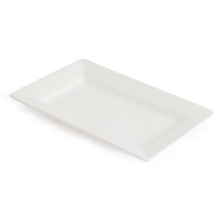Assiettes rectangulaires à bord large Olympia Lumina 200 x 130mm (Lot de 6) - FRANCE CHR
