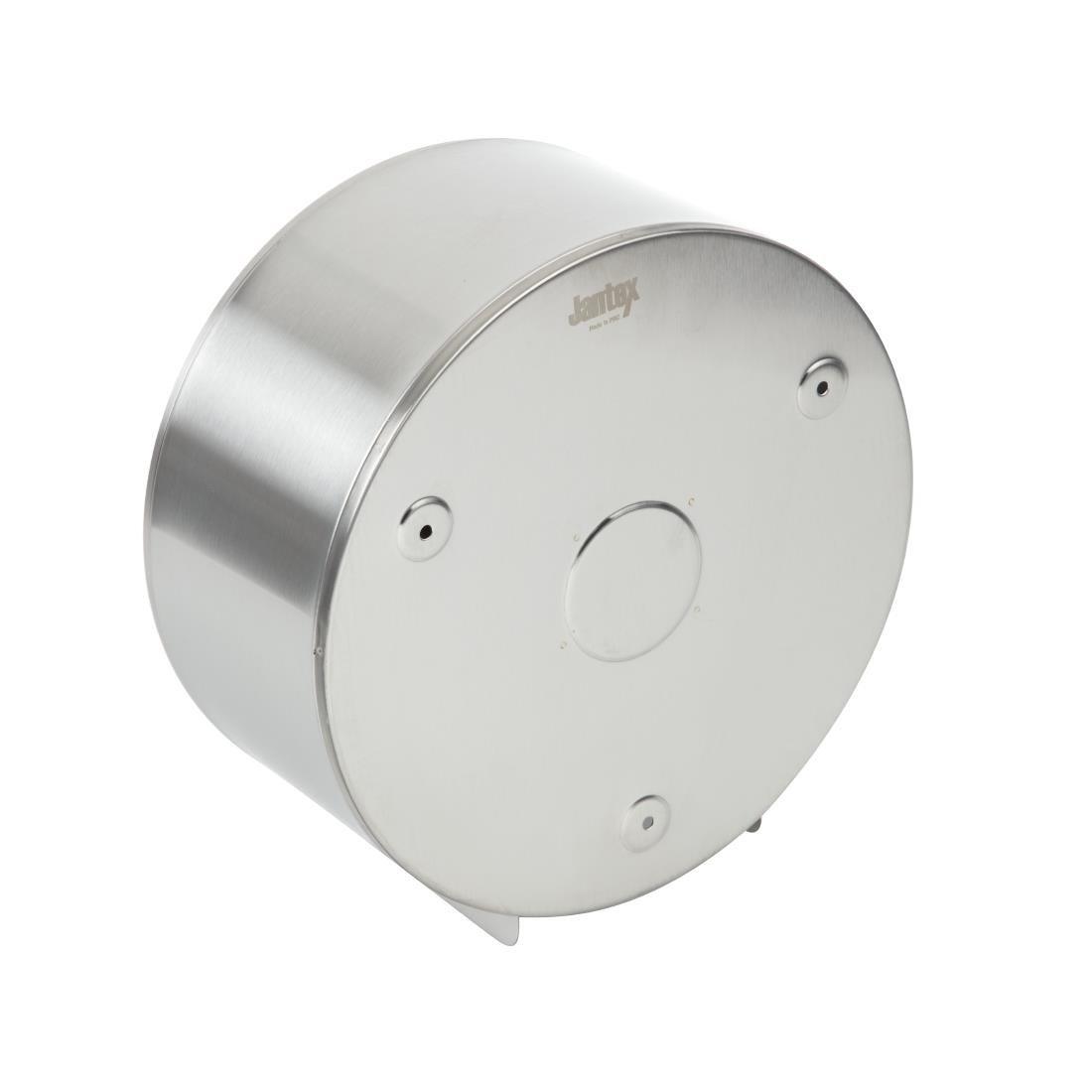 Distributeur papier hygiénique Jumbo en acier inoxydable Jantex - FRANCE CHR