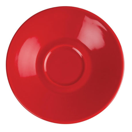 Soucoupe pour tasse espresso Olympia rouge (Lot de 12) - FRANCE CHR