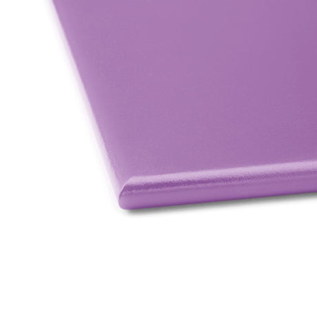 Petite planche à découper haute densité Hygiplas violette 229x305x12mm - FRANCE CHR