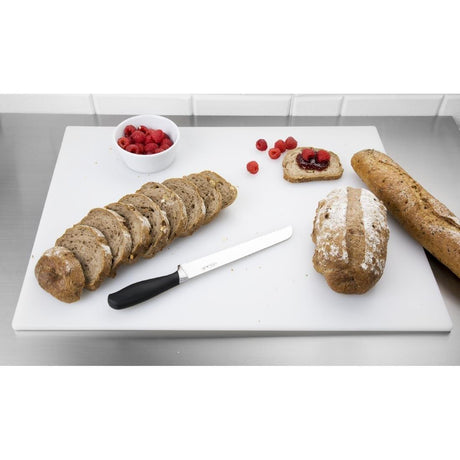 Grande planche à découper basse densité Hygiplas blanche - FRANCE CHR
