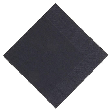 Serviettes snacking ouate noires compostables Duni 330mm (lot de 1000) - FRANCE CHR
