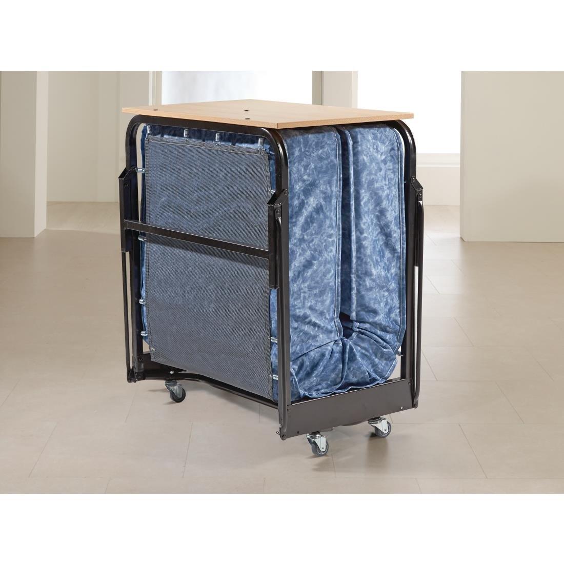 Lit pliant 1 personne avec matelas étanche Jay-Be noir - FRANCE CHR