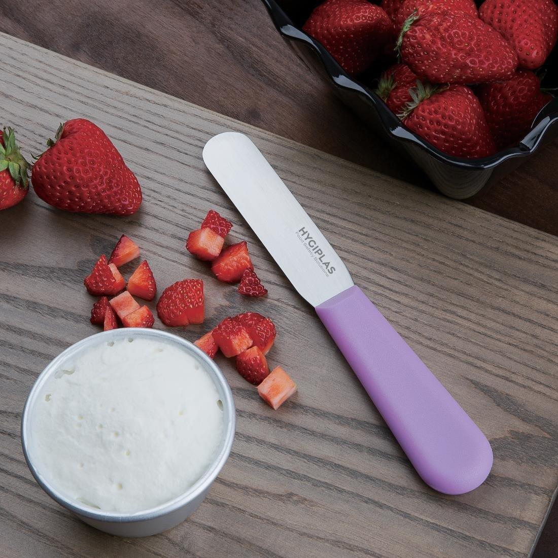 Couteau spatule Hygiplas violet 10cm - FRANCE CHR