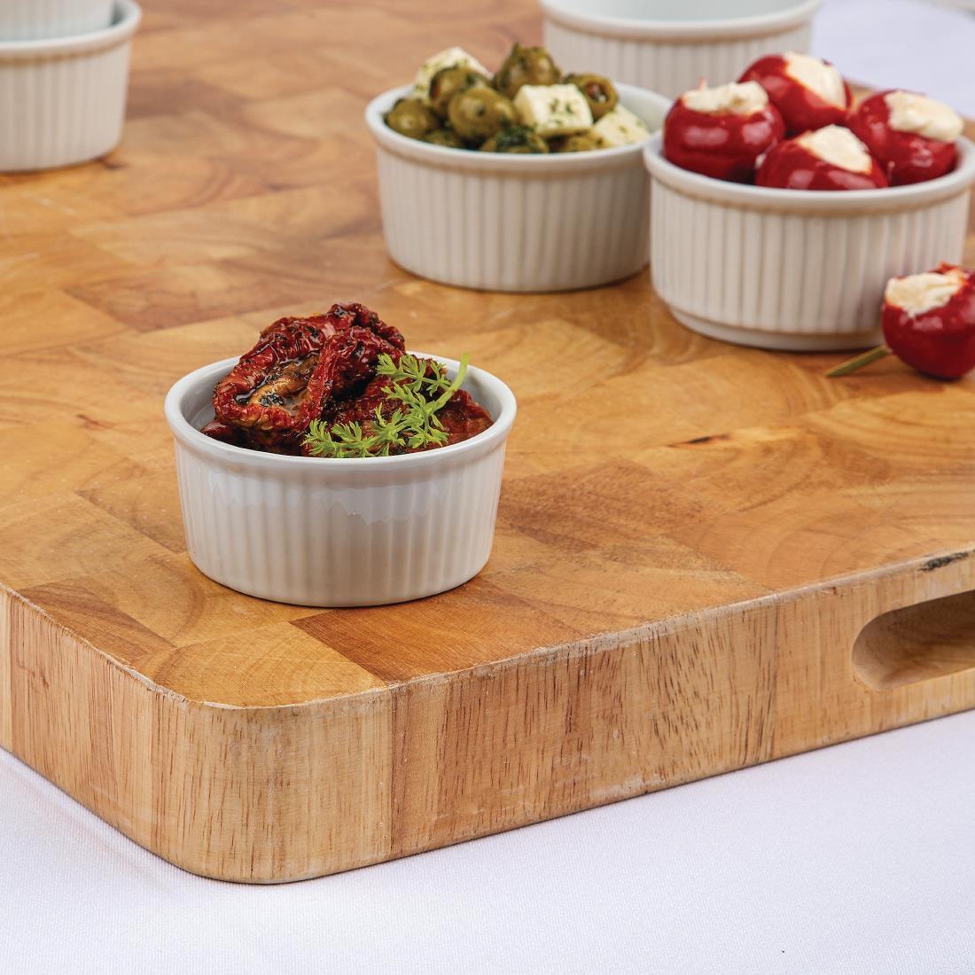 Ramequins blancs 80mm Olympia Whiteware (Lot de 12) - FRANCE CHR