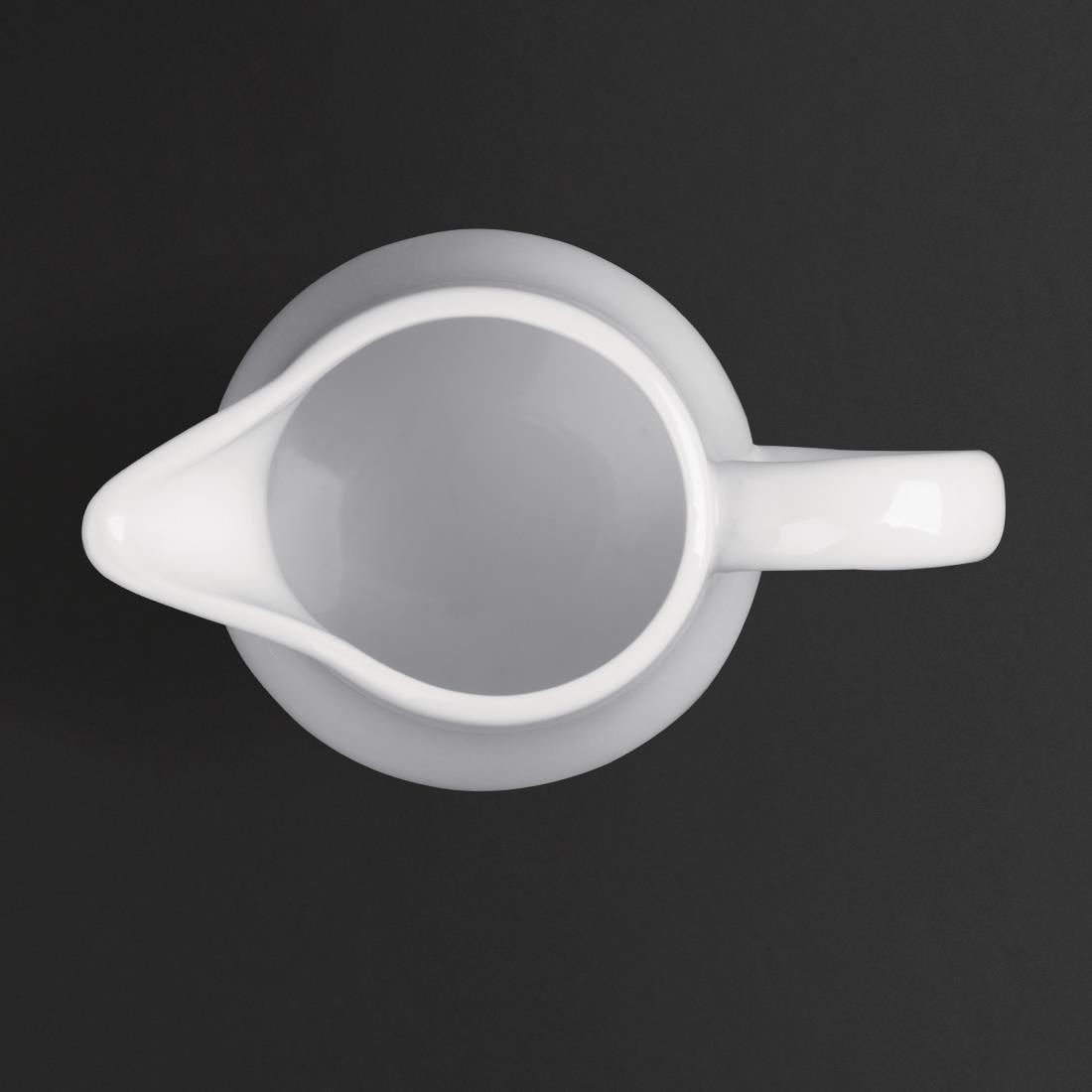 Pots à lait blancs Olympia 170ml (Lot de 6) - FRANCE CHR