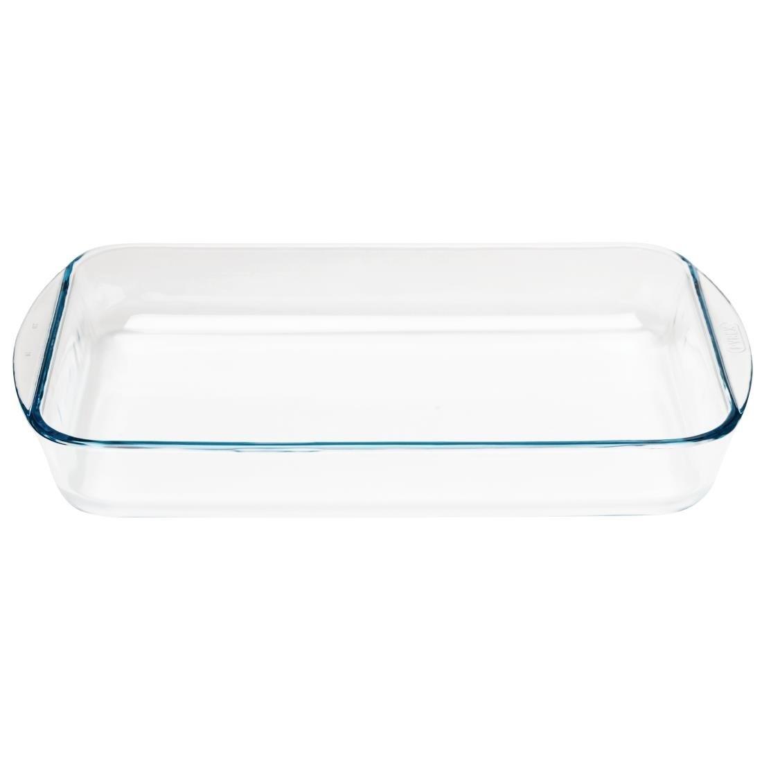 Plat à four rectangulaire en verre Pyrex 35 x 23 cm - FRANCE CHR