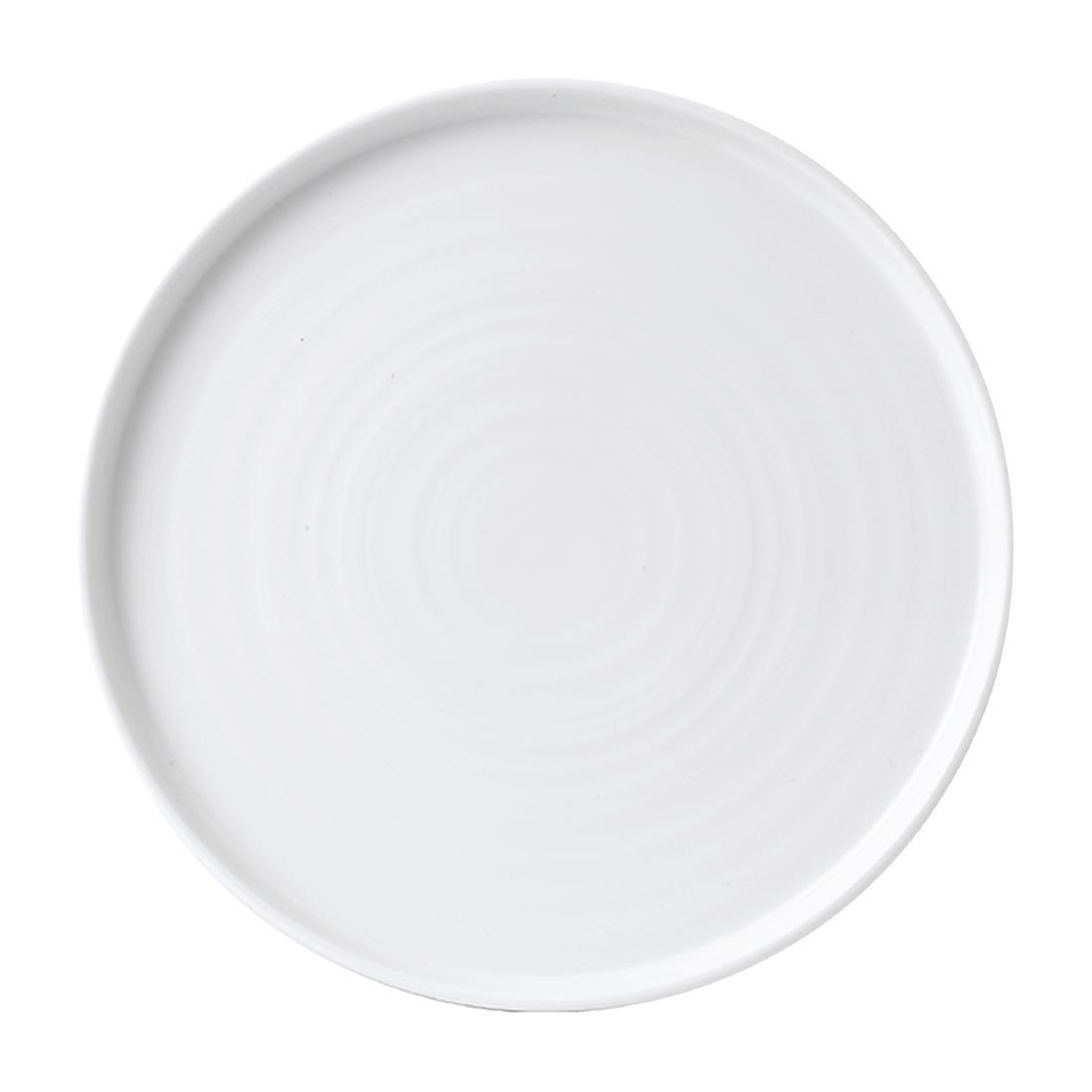 Assiettes avec rebord Churchill Chefs blanches 260mm (lot de 6) - FRANCE CHR