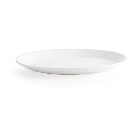 Plateaux ovales blancs Churchill Whiteware 305mm (lot de 12) - FRANCE CHR