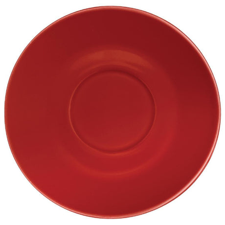 Soucoupe pour tasses 228ml et 340ml Olympia rouge (Lot de 12) - FRANCE CHR
