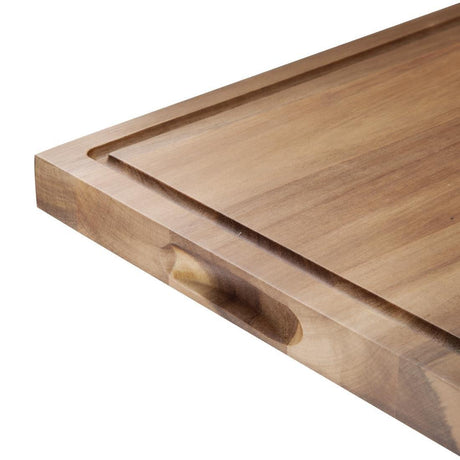 Grande planche à steak en bois d'acacia Olympia - FRANCE CHR