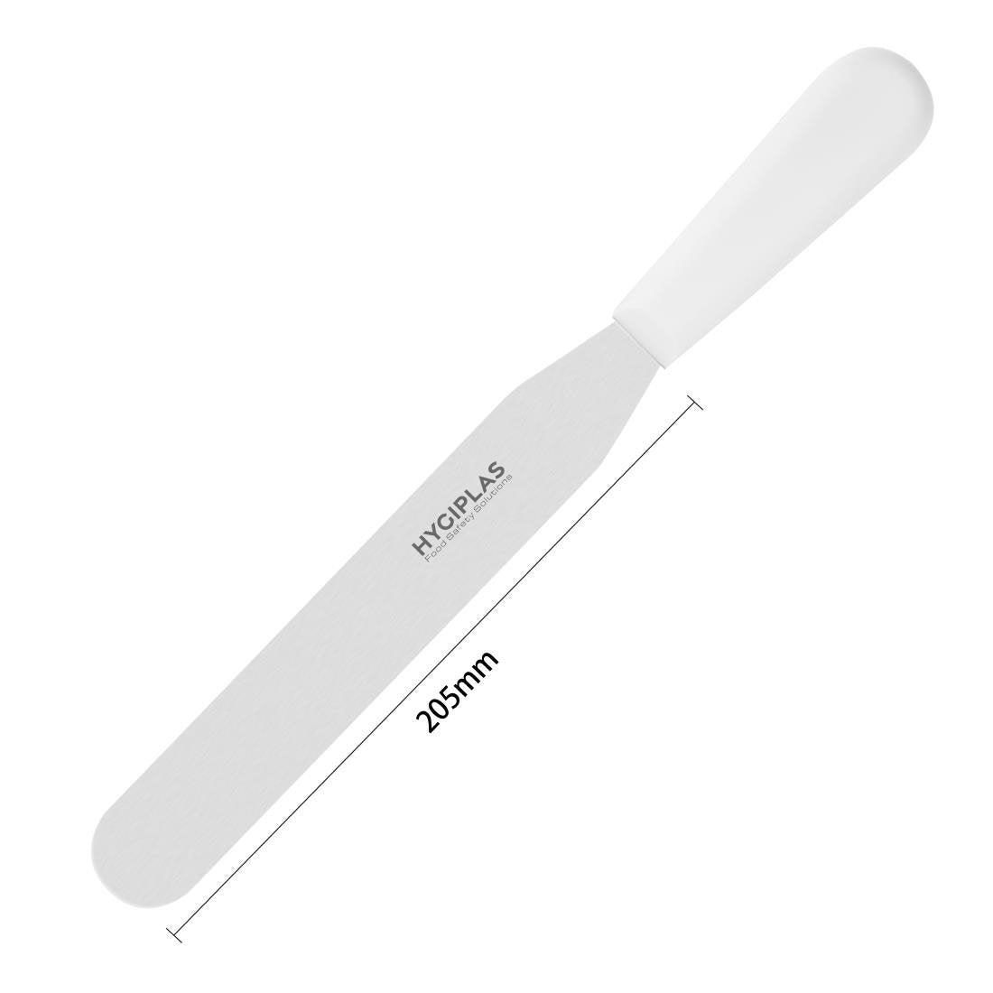 Couteau spatule droit Hygiplas blanc 205mm - FRANCE CHR