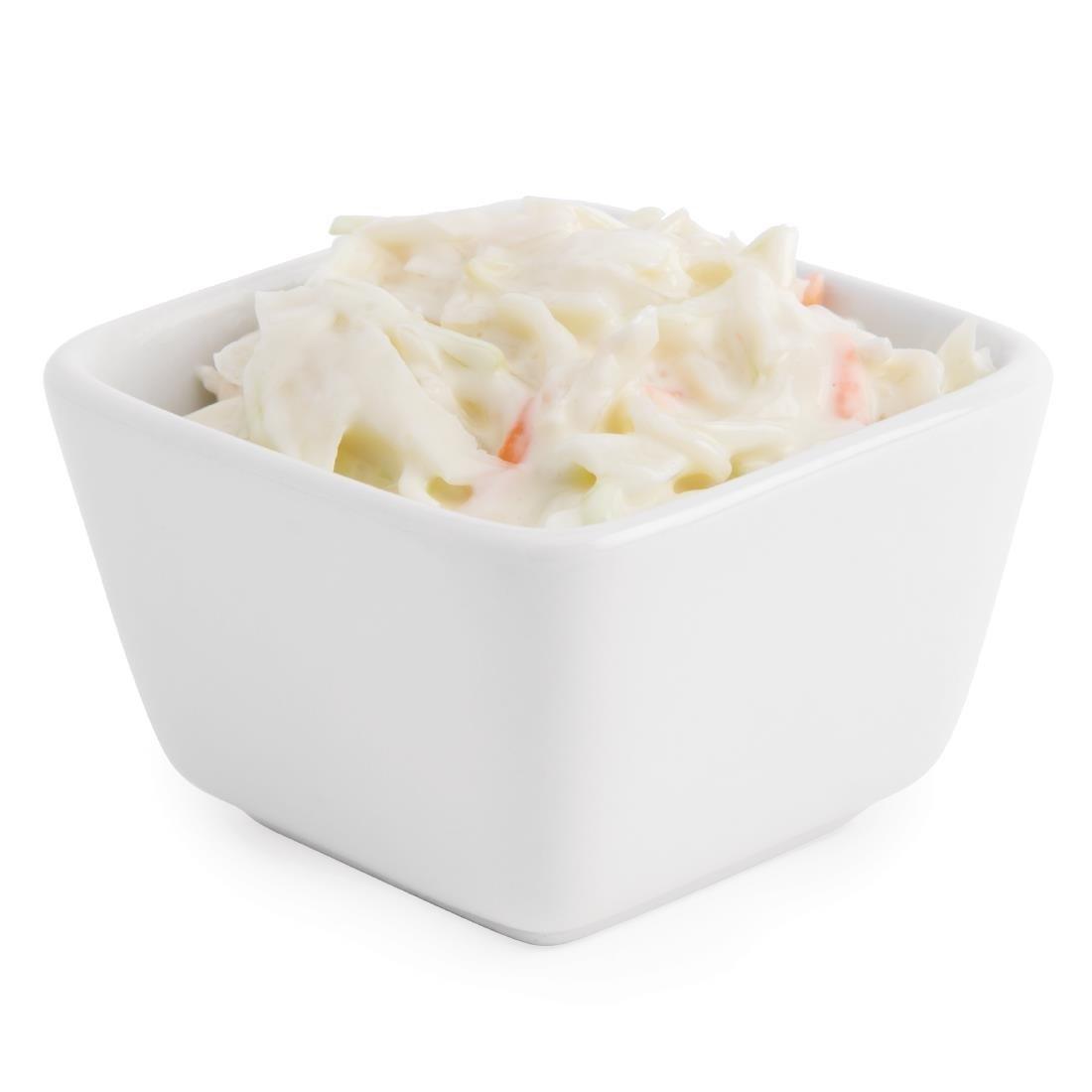 Minis plats carrés hauts blancs 75mm Olympia (Lot de 12) - FRANCE CHR