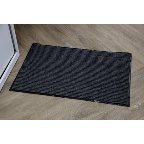 Tapis d'entrée gris acier Jantex 900 x 600mm - FRANCE CHR