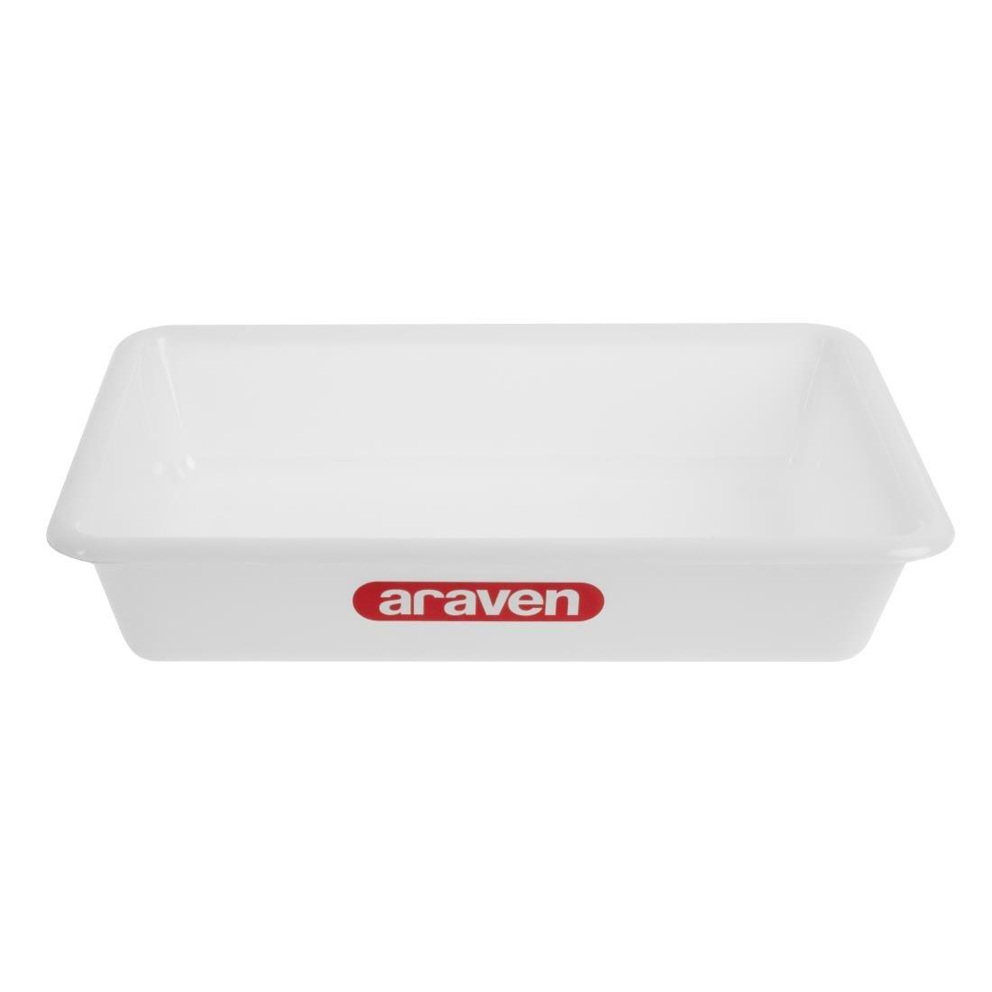 Bac alimentaire peu profond Araven transparent 345mm - FRANCE CHR
