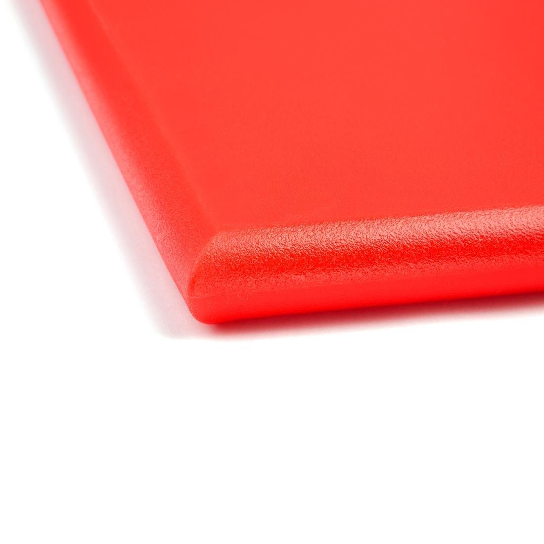 Planche à découper épaisse haute densité Hygiplas rouge - FRANCE CHR