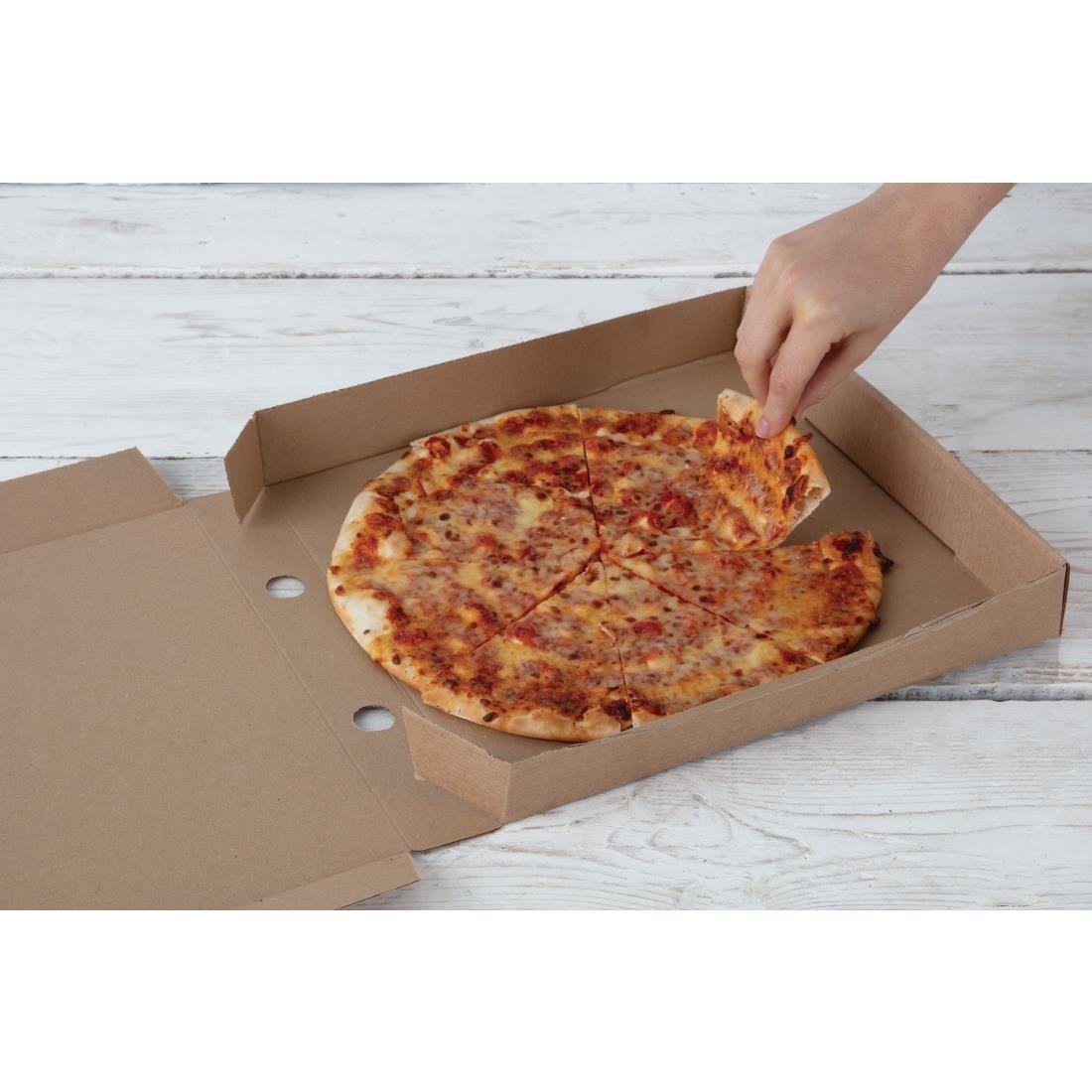 Cartons à pizza kraft Fiesta Compostable 30cm (Lot de 100) - FRANCE CHR