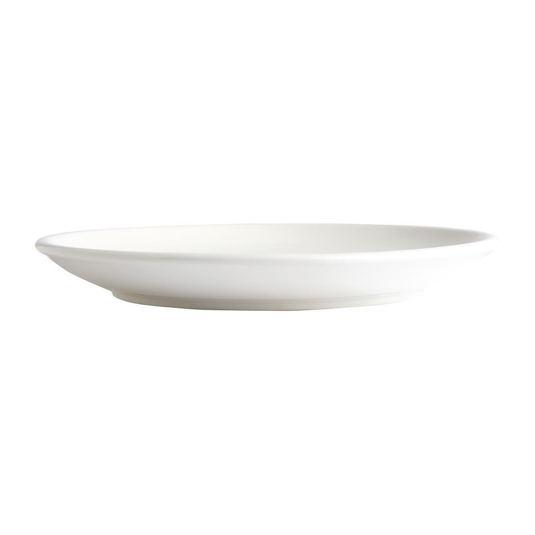 Assiette plate blanche Olympia Café 205mm (Lot de 12) - FRANCE CHR
