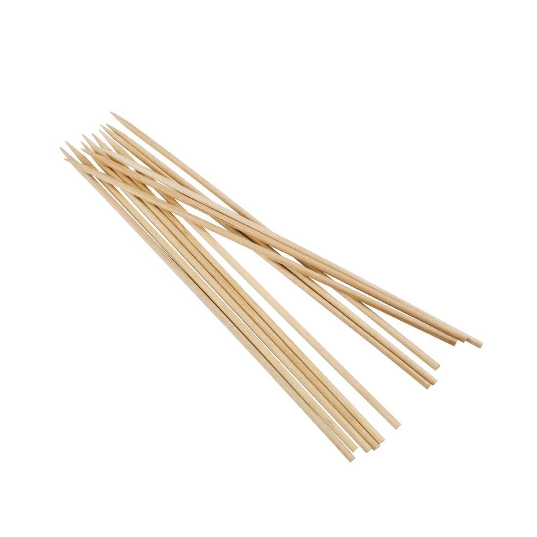 Brochettes en bois biodégradables Fiesta Compostable 180mm (Lot de 200) - FRANCE CHR