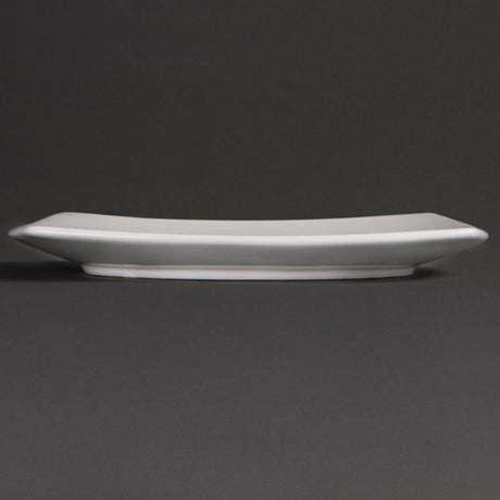 Assiettes carrées bords arrondis blanches Olympia 240mm (Lot de 12) - FRANCE CHR