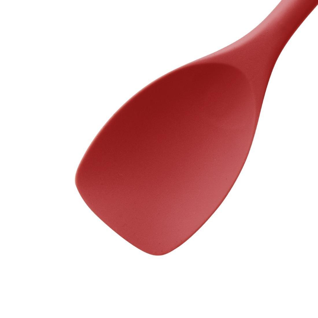 Spatule et cuillère rouge en silicone 280mm - FRANCE CHR