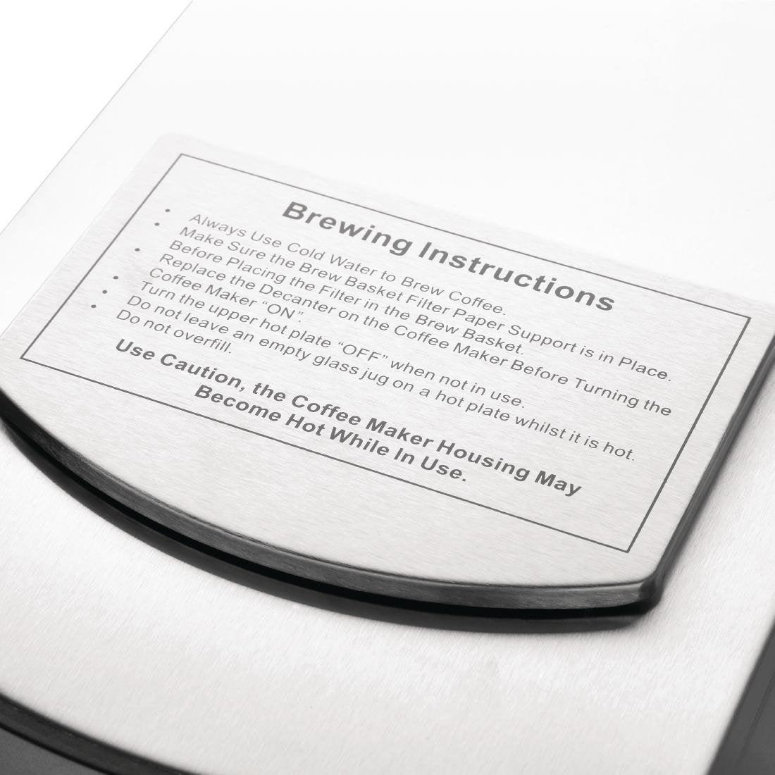 Machine à café filtre pichet isotherme Buffalo - FRANCE CHR