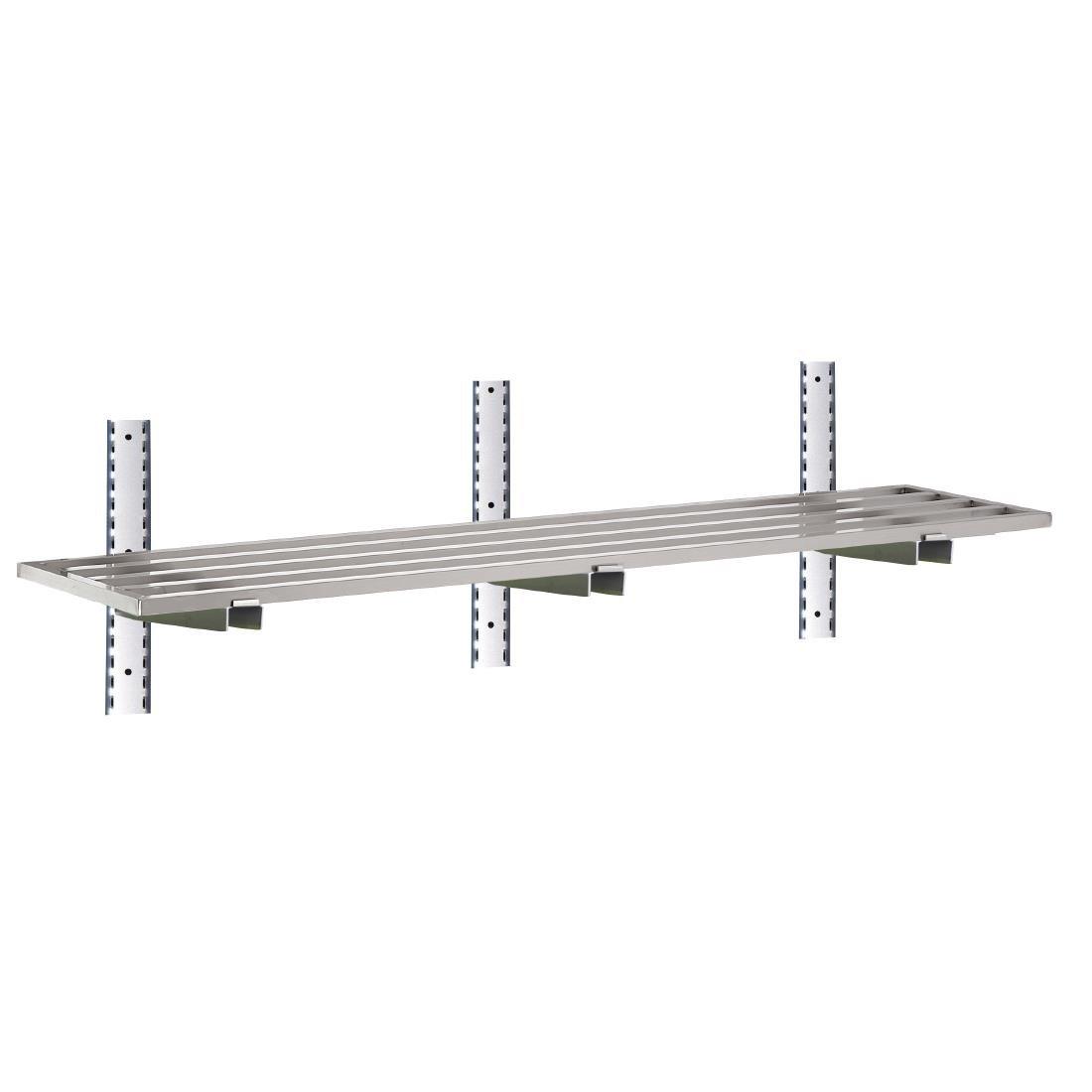 Etagère murale ajourée inox Gastro M 20x1200x400mm - FRANCE CHR