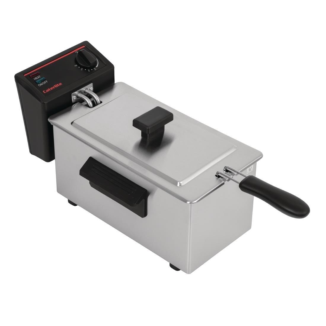 Friteuse de comptoir simple Caterlite peu intensive 3,5L - FRANCE CHR