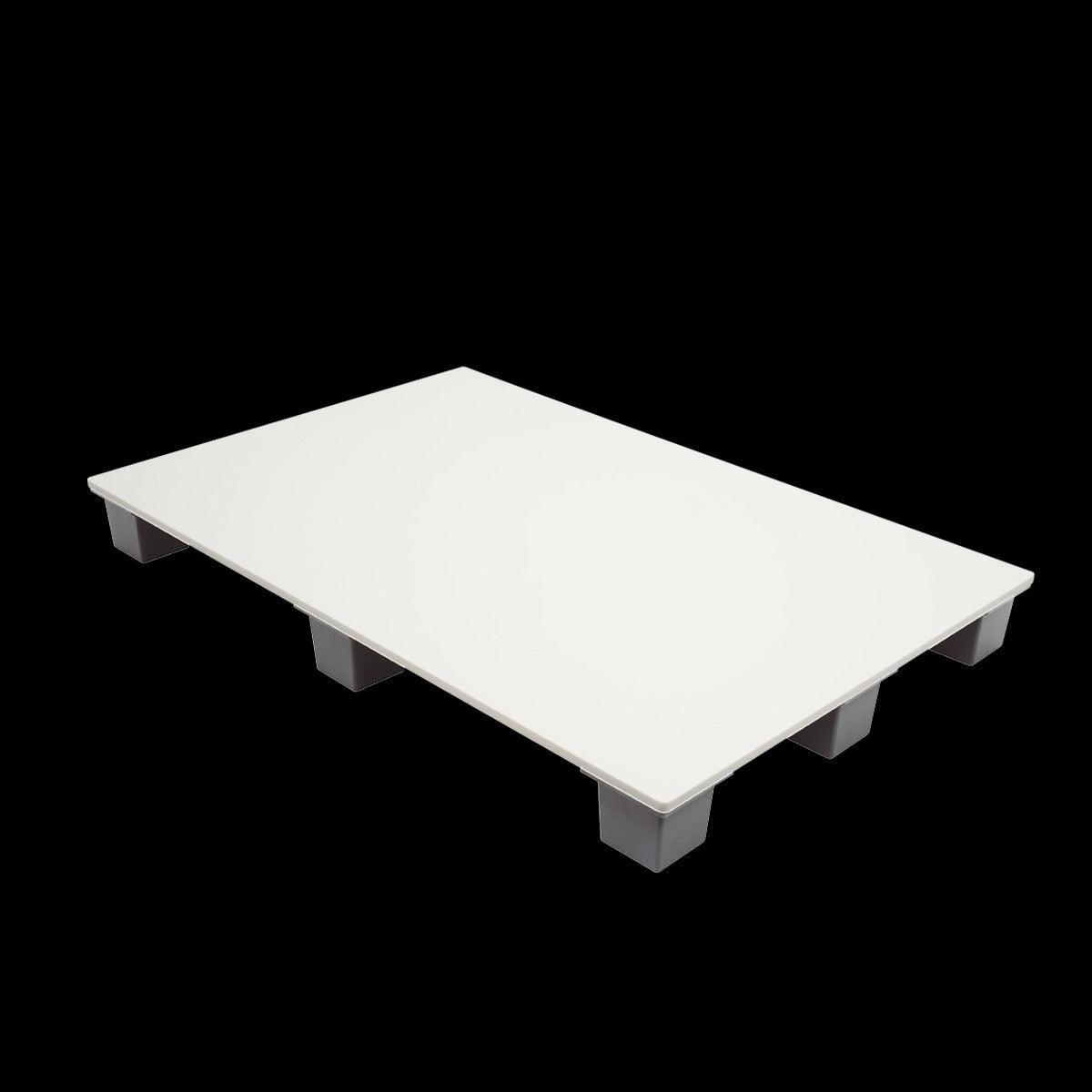 Palette 80 x 120 agréée contact alimentaire - blanc - FRANCE CHR