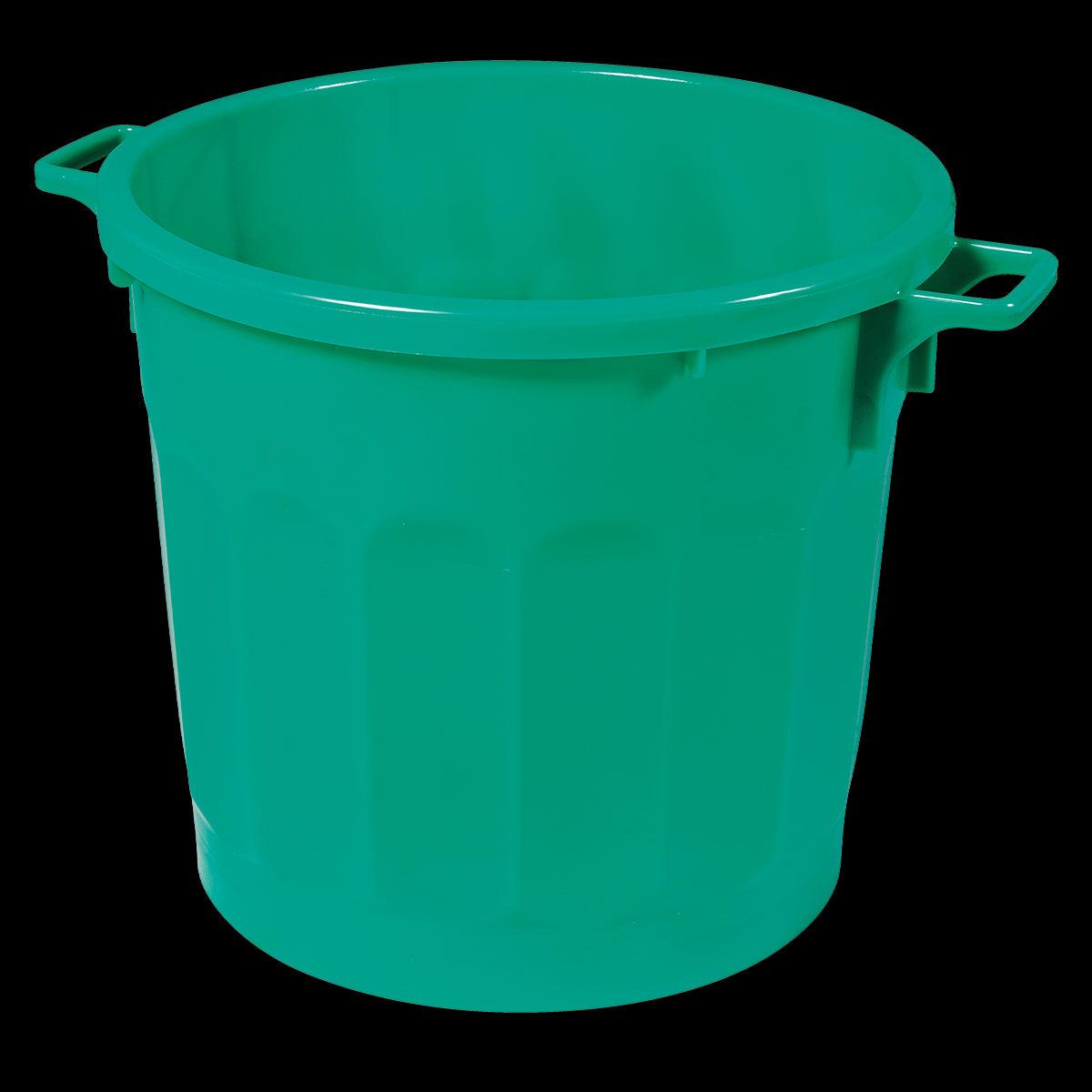 Poubelle ronde tri sélectif 75 L - vert - FRANCE CHR