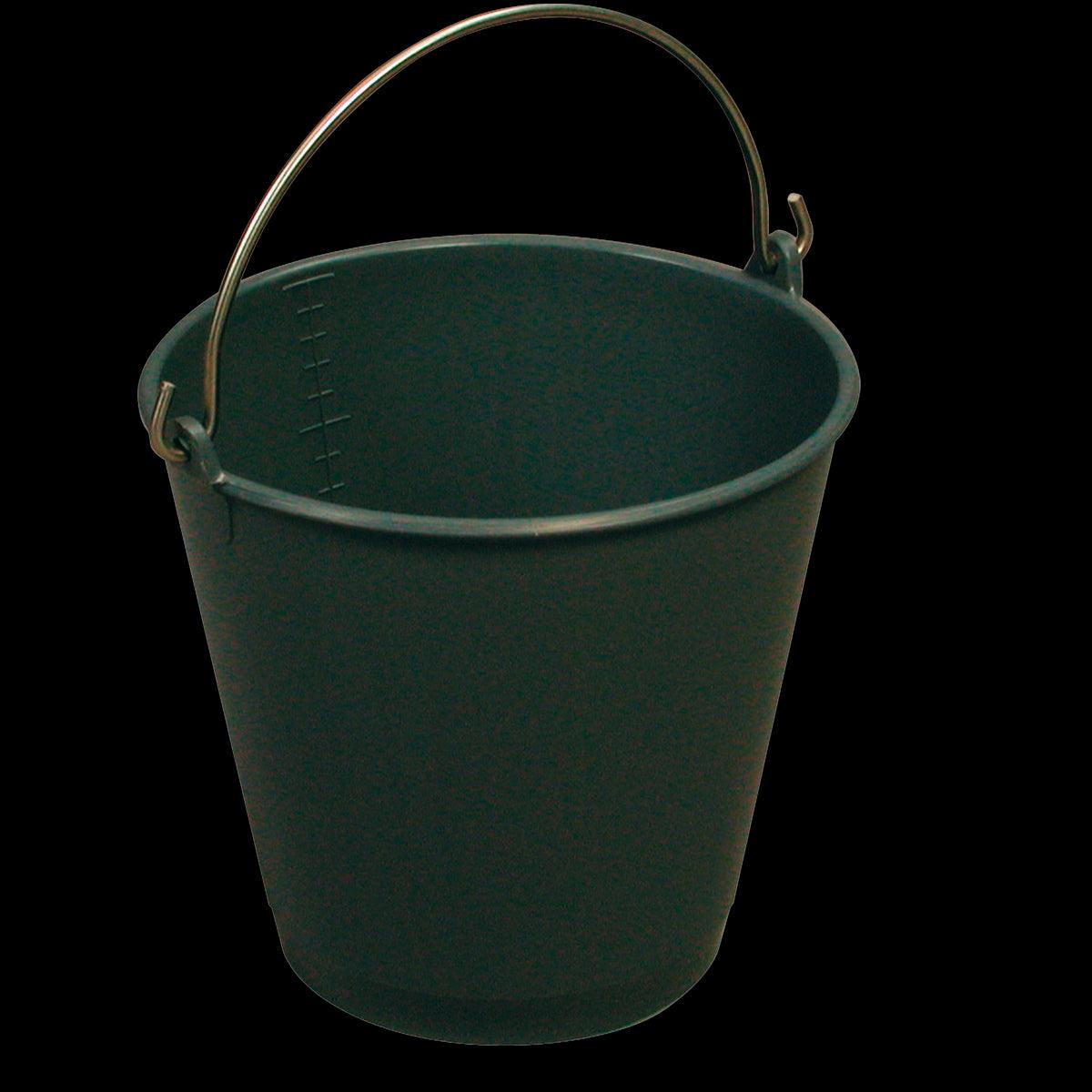 Seau rond 14 L gradué avec anse inox - gris - FRANCE CHR