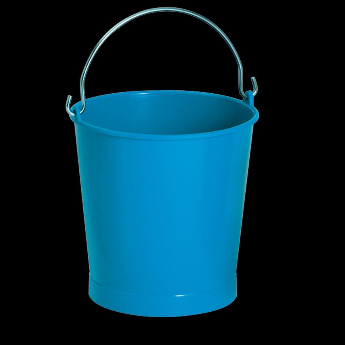 Seau rond 13 L anse inox - bleu - FRANCE CHR