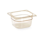 Bac gastronorme 1/9 résistant aux températures élevées, HENDI, GN 1/9, 0,9L, Transparent, 176x108x(H)100mm