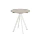 Infinity table de bistrot avec piètement blanc + plateau HPL Moonstone Ø70 cm - VEBA - 1 pcs