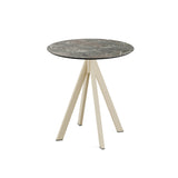 Infinity table de bistrot avec piètement sable + plateau HPL Galaxy Marble Ø70 cm - VEBA - 1 pcs
