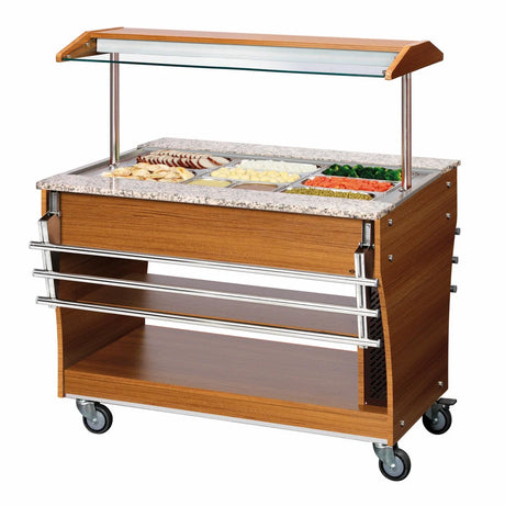 Chariot buffet, chaud, 3x 1/1GN - BARTSCHER - 125614