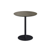 Urban table de bistrot avec piètement noir + plateau HPL Midnight Marble Ø70 cm - VEBA - 1 pcs
