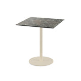 Urban table de bistrot avec piètement sable + plateau HPL Galaxy Marble 70x70 cm - VEBA - 1 pcs