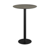 Urban mange-debout avec piètement noir + plateau HPL Midnight Marble Ø70 cm - VEBA - 1 pcs