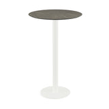 Urban mange-debout avec piètement blanc + plateau HPL Midnight Marble Ø70 cm - VEBA - 1 pcs